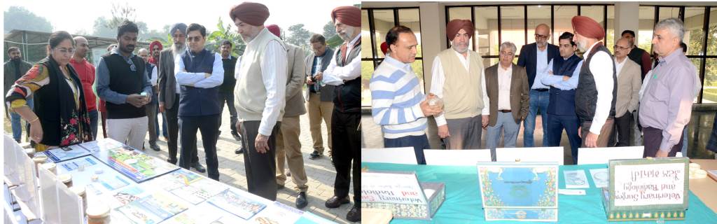 Shri Sandeep N Mahatme Private Secretary Fisheries Animal Husbandry and Dairying Minister visited the Veterinary University